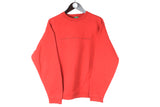 Vintage United Colors of Benetton Sweatshirt red big logo 90s retro crewneck sport style jumper
