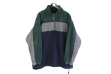 Vintage Timberland Fleece 1/4 zip basic 90's wear athletic warm swetashirt long sleeve retro