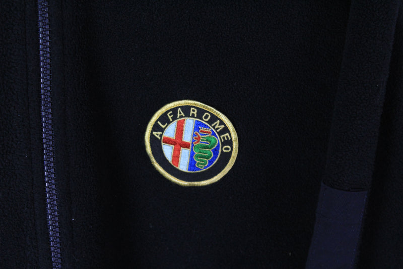 Vintage Alfa Romeo Fleece Full Zip Large