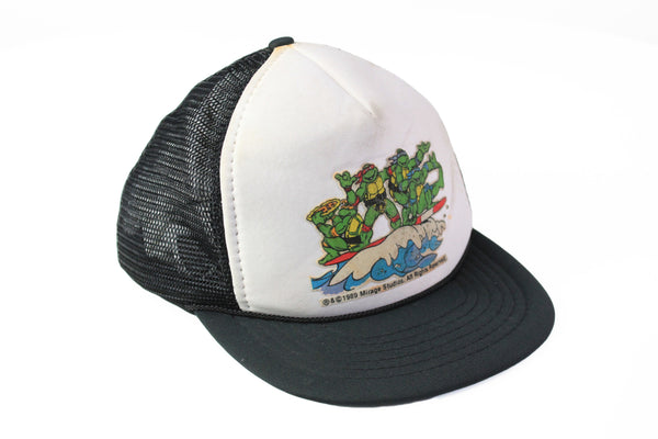vintage Turtles Ninja Teenage Mutants 1989 trucker HAT TNTM 80s rare cartoon cap