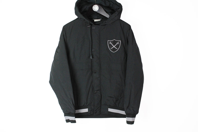 The Hundreds Jacket Medium big logo hooded authentic streetwear jacket