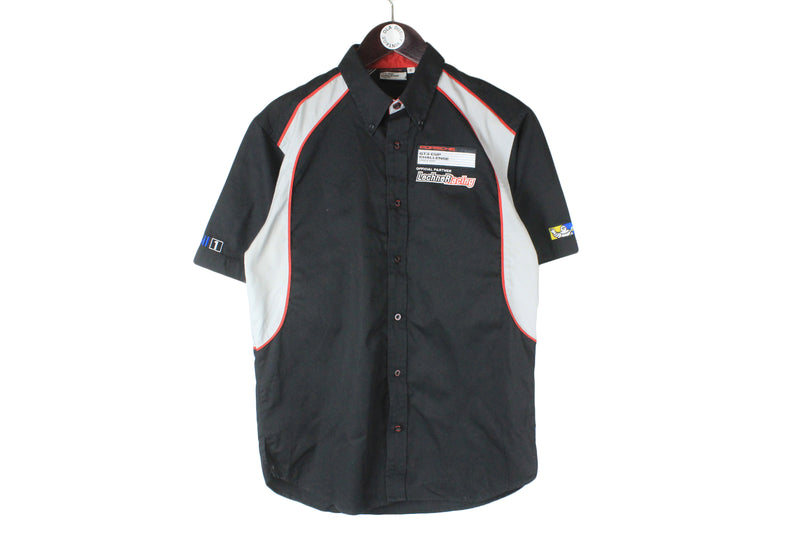 Porsche Shirt black Lecher Racing authentic auto sport race wear shirt