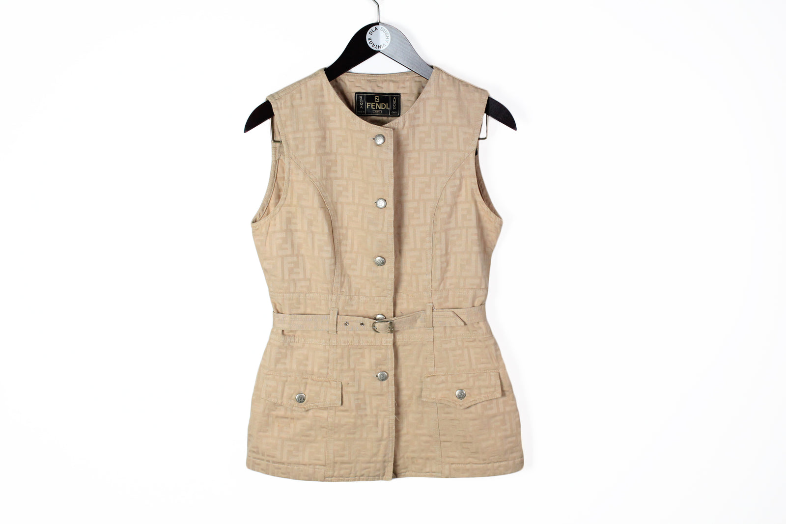 ベスト・ジレ FENDI SS24 TAILORED VEST (FT5990 S9AF0GME) FENDI Vest | REVERSIBLE