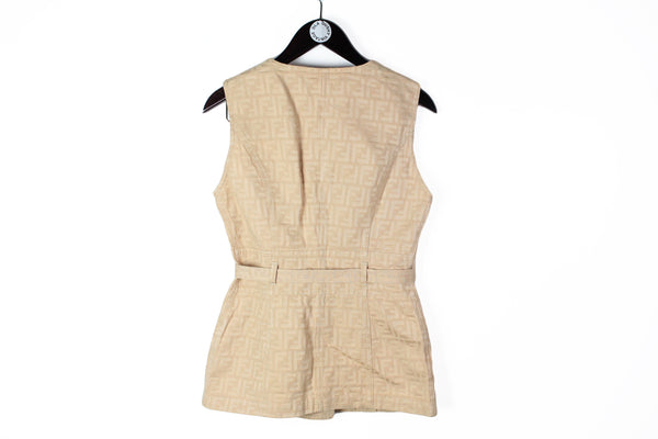 Vintage Fendi Vest Women's 42