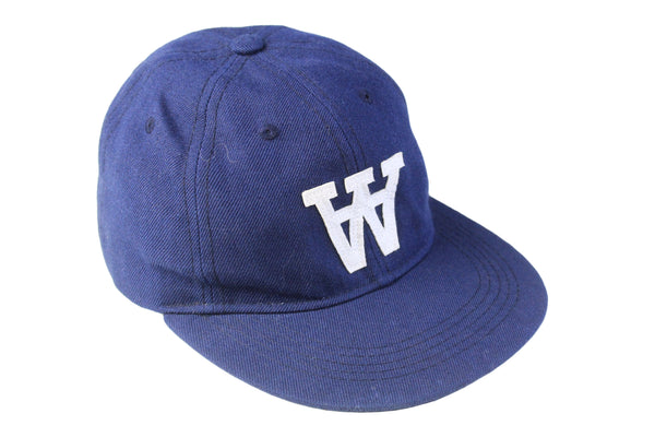 Wood Wood Cap blue big logo authentic streetwear hat
