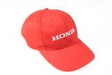 Vintage Honda Cap red 90s racing motor sport hat