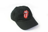 Vintage The Rolling Stones Cap black 90s rock hat