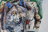 Vintage Wolf Hoodie Medium