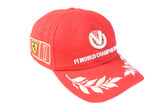 Vintage Ferrari F1 World Champion Michael Schumacher Cap red big logo 2000 authentic racing Formula 1 hat