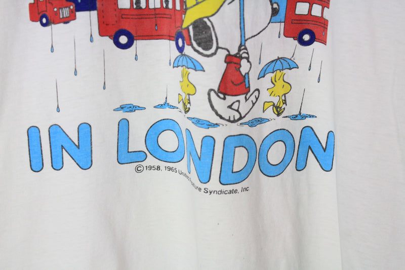 Vintage Droopy "Rainy Days in London" T-Shirt XSmall / Small