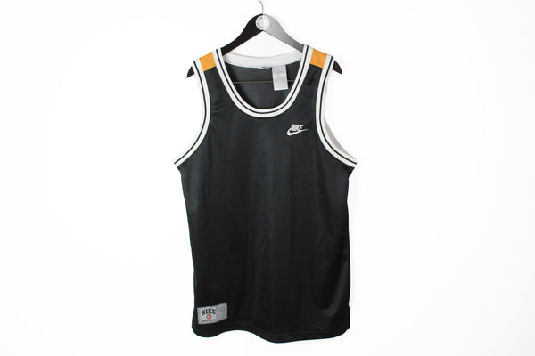 Vintage Nike Top Large black small 90's jersey tee sleeveless