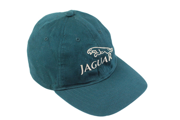 Vintage Jaguar Cap big log rare car brand luxury motor sport street style headwear baseball hat