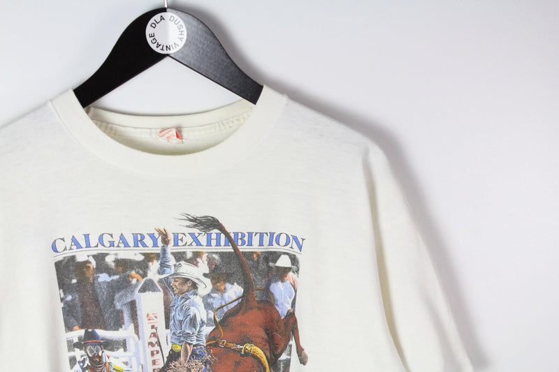 Vintage Calgary Exhibition and Stampede 1992 T-Shirt Large / XLarge