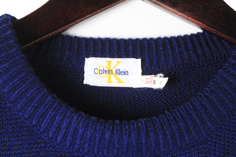 Vintage Calvin Klein Bootleg Sweater Medium