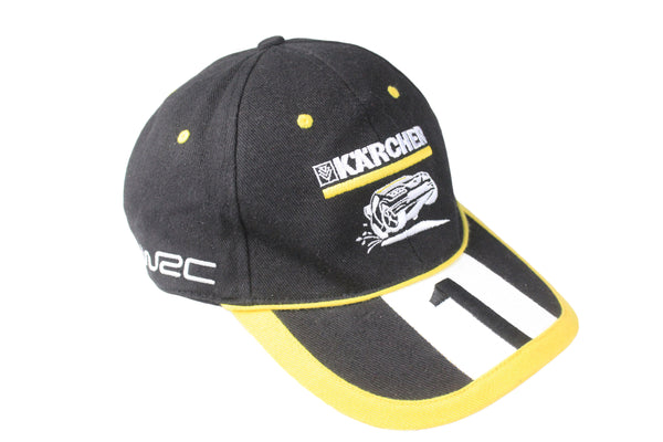 Vintage Kärcher Cap black racing 90s retro W2C hat