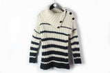 Jean Paul Gaultier Lindex Sweater Women's Small winter button cardigan