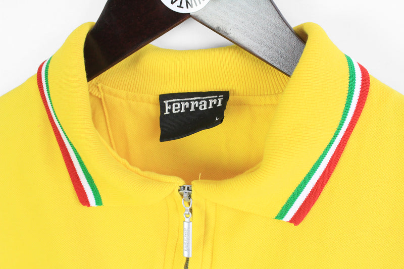 Vintage Ferrari Polo T-Shirt Large / XLarge