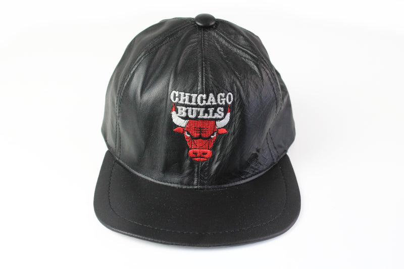 Vintage Chicago Bulls Leather Cap