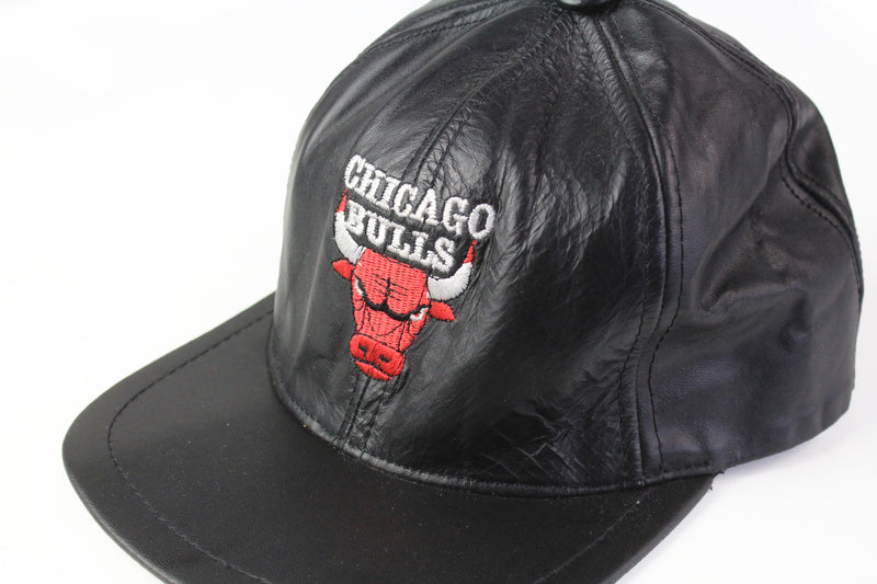 Vintage Chicago Bulls Leather Cap