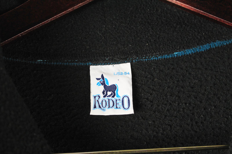 Vintage Rodeo Fleece Half Zip Large