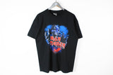 Vintage Iron Maiden 2003 Tour T-Shirt Large black big logo 90s music rock tee Give me Ed.. Til I'm dead