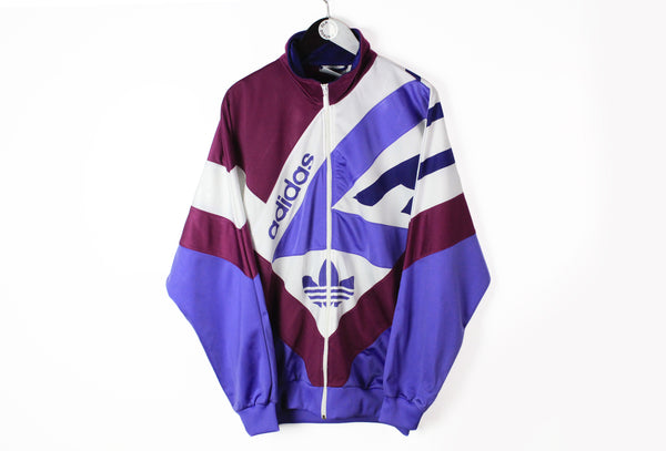Vintage Adidas Tracksuit XLarge multicolor 90's purple rare windbreaker full zip