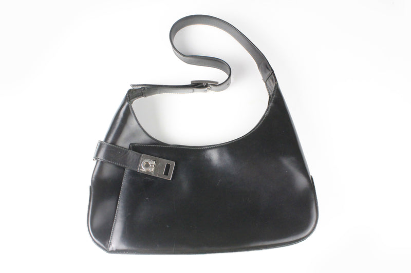Vintage Salvatore Ferragamo Bag made in Italy leather shoulder bag 90s 00s authentic