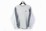 Vintage Kappa Sweatshirt Small / Medium gray 90s crewneck full sleeve logo