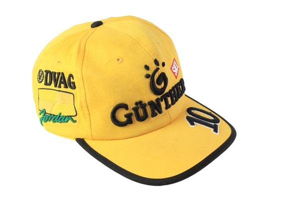 Vintage Jordan Ralf Schumacher Cap yellow 00s Formula 1 F1 Racing hat
