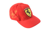 Vintage Ferrari Rubens Barrichello Cap red baseball hat 90's Formula 1 F1 racing sport 