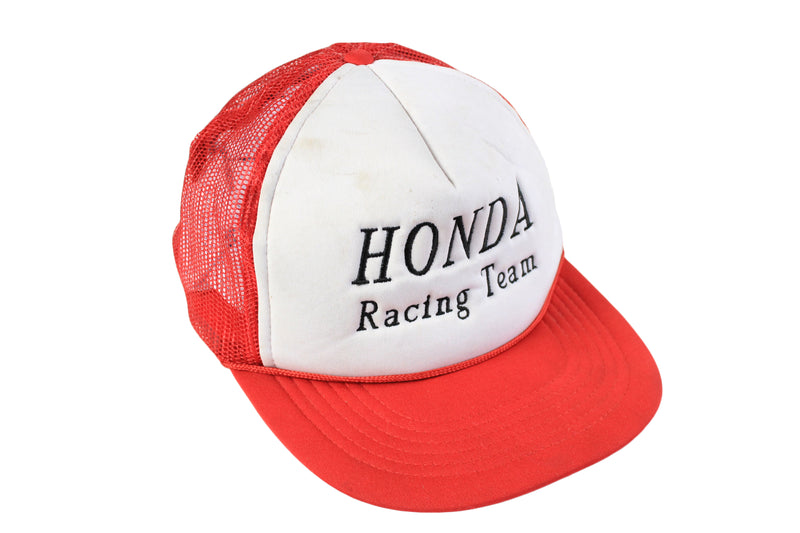 Vintage Honda Cap Racing team big logo car motor race 90's 80's style streets tyle hipster baseball hat headwear
