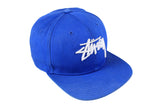 Stussy Cap hip hop headwear big logo rare hipster wear baseball cap blue bright casual style