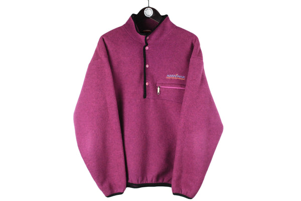 Vintage Karrimor Fleece Large 90s purple outdoor retro sweater