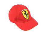 Vintage Ferrari Cap red big logo summer Italy 90's 80's er sun visor car motor sport race racing Michael Schumacher brand classic