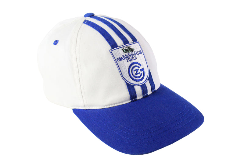 Vintage Zurich Grasshoppers Adidas Cap Switzerland Football team 90's retro style hat