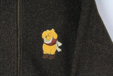 Vintage Disney Winnie The Pooh Fleece Full Zip Small