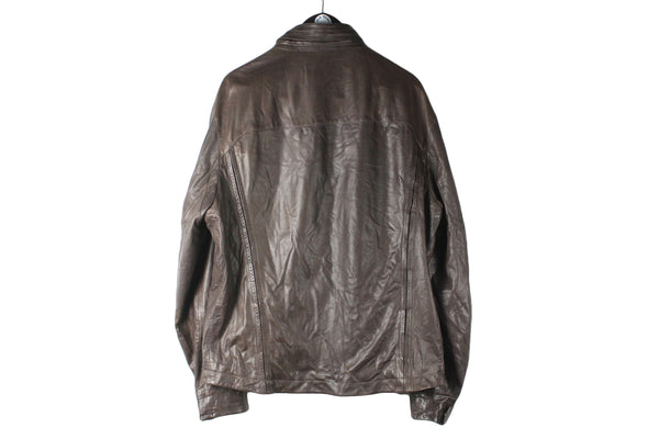 Zegna Sport Leather Jacket 2XLarge / 3XLarge
