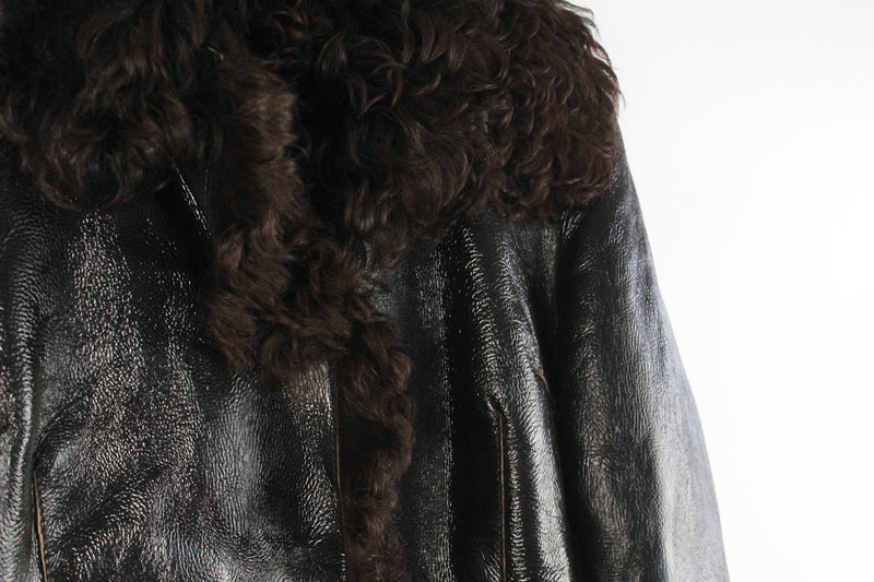 Dolce & Gabbana Leather Jacket Women's Medium