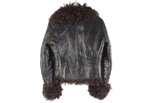 Dolce & Gabbana Leather Jacket Women's Medium