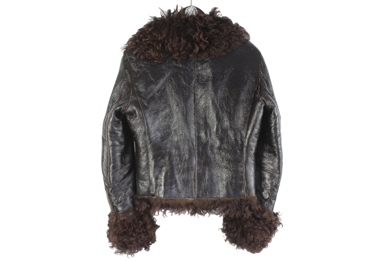 Dolce & Gabbana Leather Jacket Women's Medium