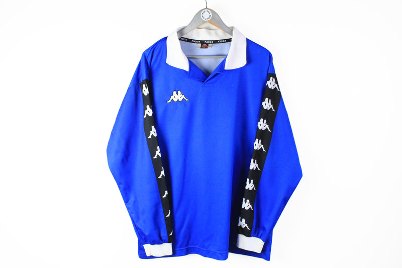 Vintage Kappa Long Sleeve T-Shirt XLarge jersey football 90s sport sweatshirt