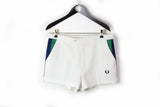 Vintage Fred Perry Tennis Shorts XLarge white 80s classic retro style UK brand court shorts