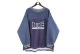 Vintage Nike Basketball Sweatshirt XXLarge big logo 90s crewneck sport jumper retro pullover