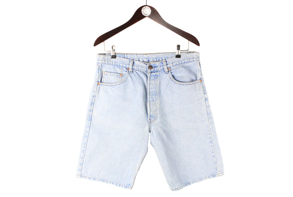 Vintage Levi's 641 Denim Shorts W 34 USA style heavy cotton shorts