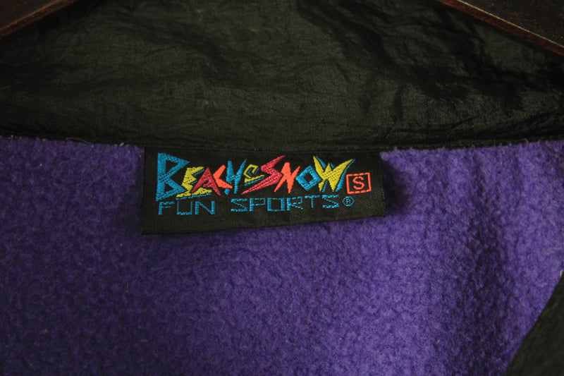 Vintage Beach&Snow Fleece 1/4 Zip Medium