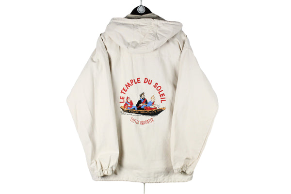 Le Temple Du Soleil TinTin reporter Jacket Hooded 1993