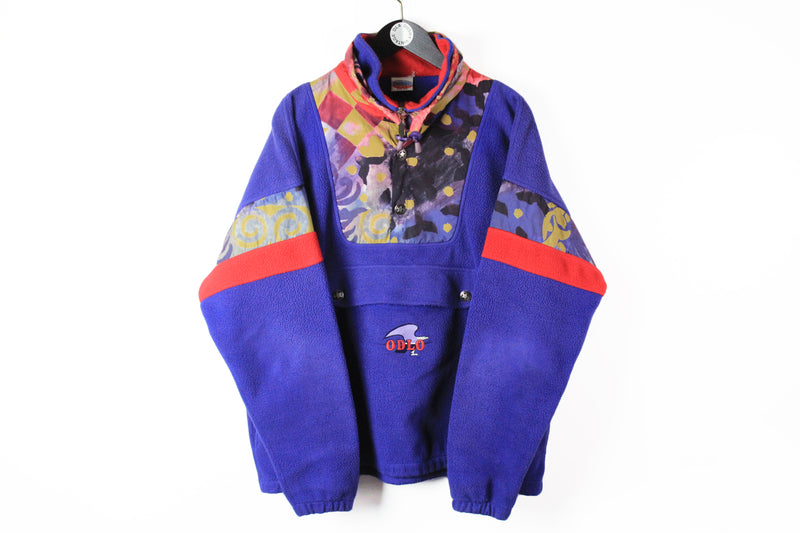 Vintage Fleece 1/4 Zip Large / XLarge purple 90s sport style streetwear sweater