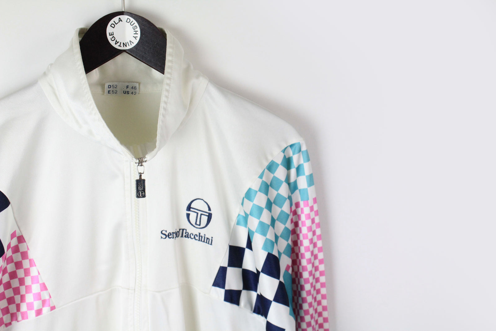 Vintage Sergio Tacchini Track Jacket XLarge – dla dushy