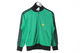 Vintage Adidas ATP Bomber Track Jacket Women's Small green 80s Tennis Court rare sport cardigan full zip