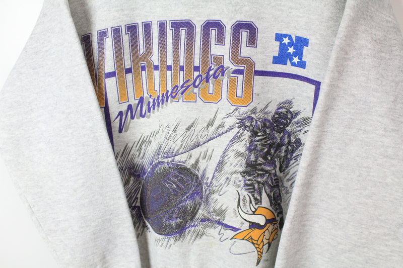 Vintage Vikings Minnesota Sweatshirt Medium